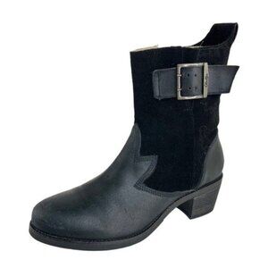 Olukai Ka’iulani Black Heeled Boot